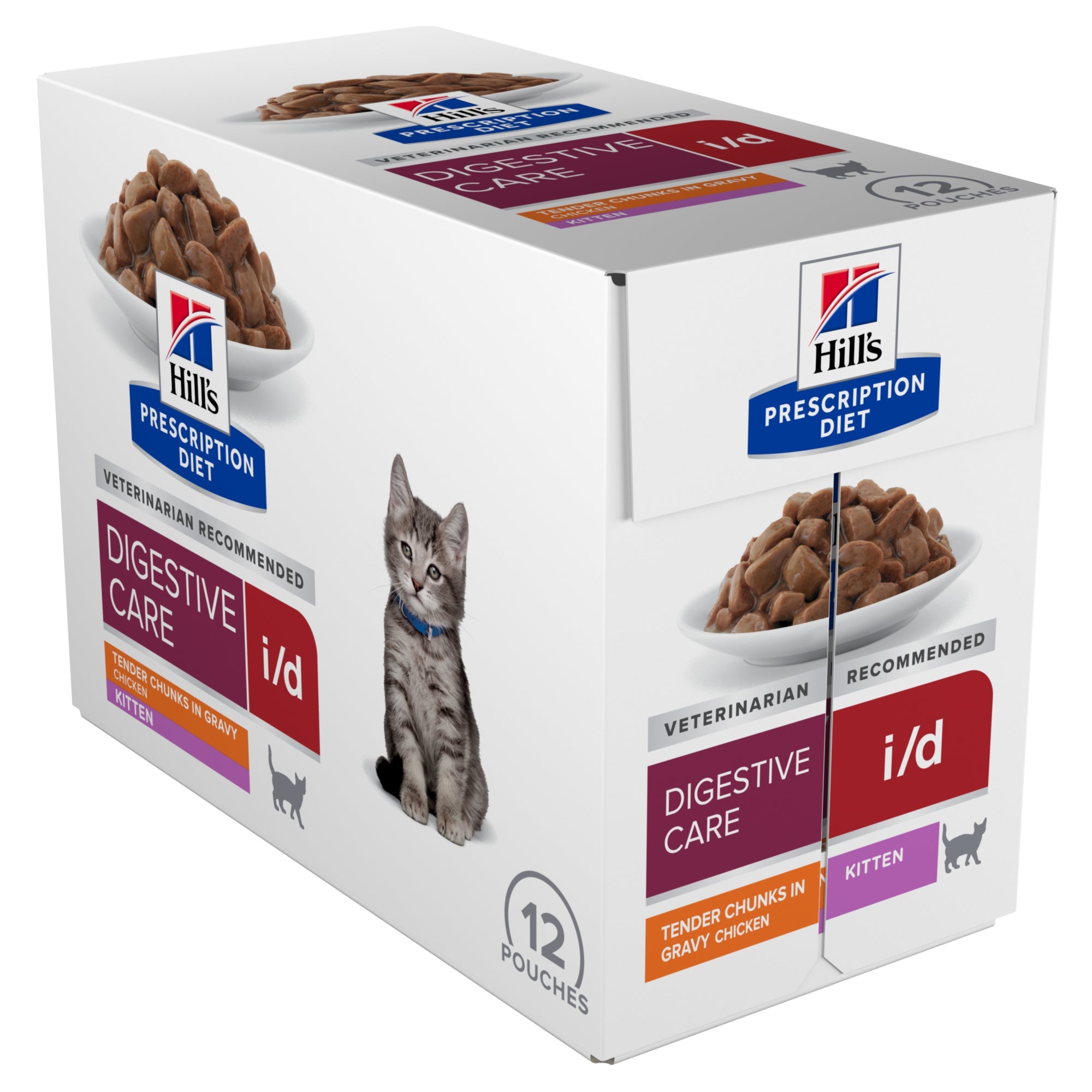 Hill'S Prescription Diet I/D Kitten Wet Chicken 12X85G