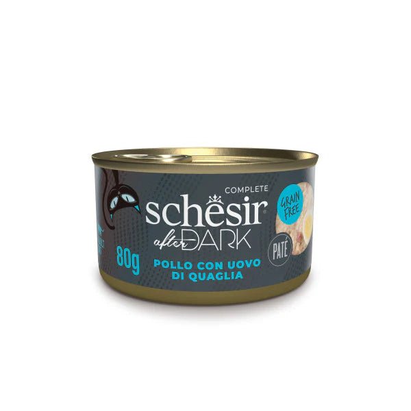 Schesir - SCHESIR AFTER DARK gatto Latt. 80g Patè - Animalmania Store