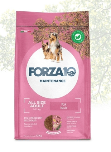 Forza10 - Forza 10 Cane adulto di tutte le taglie Maiale 12Kg - Animalmania Store