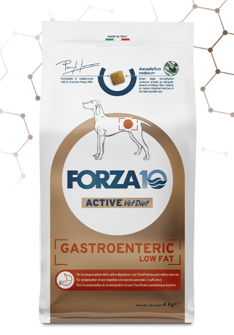 Forza10 - Forza10 Gastroenteric Low Fat Alimento dietetico completo per cani adulti 10kg - Animalmania Store