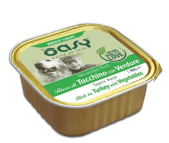 Oasy - Oasy Cane Adulto Delizioso Paté 150G - Animalmania Store