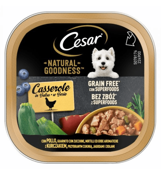 Cesar - Cesar Natural Goodness Cibo Umido per Cani in Vaschetta da 100g - Animalmania Store