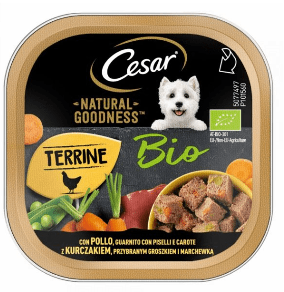 Cesar - Cesar Natural Goodness Cibo Umido per Cani in Vaschetta da 100g - Animalmania Store