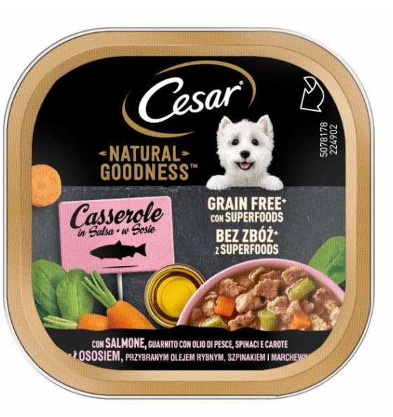 Cesar - Cesar Natural Goodness Cibo Umido per Cani in Vaschetta da 100g - Animalmania Store