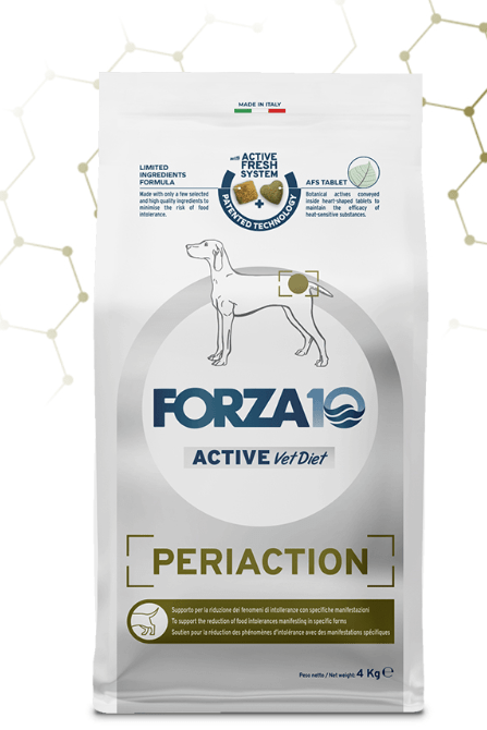 Forza10 - Forza 10 Periaction Alimento dietetico completo per cani adulti - Animalmania Store
