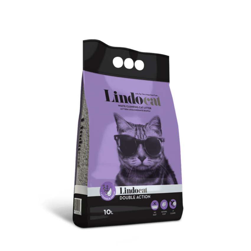 Lindocat - Lettiera Lindocat Double Action Micro Lavanda - Animalmania Store