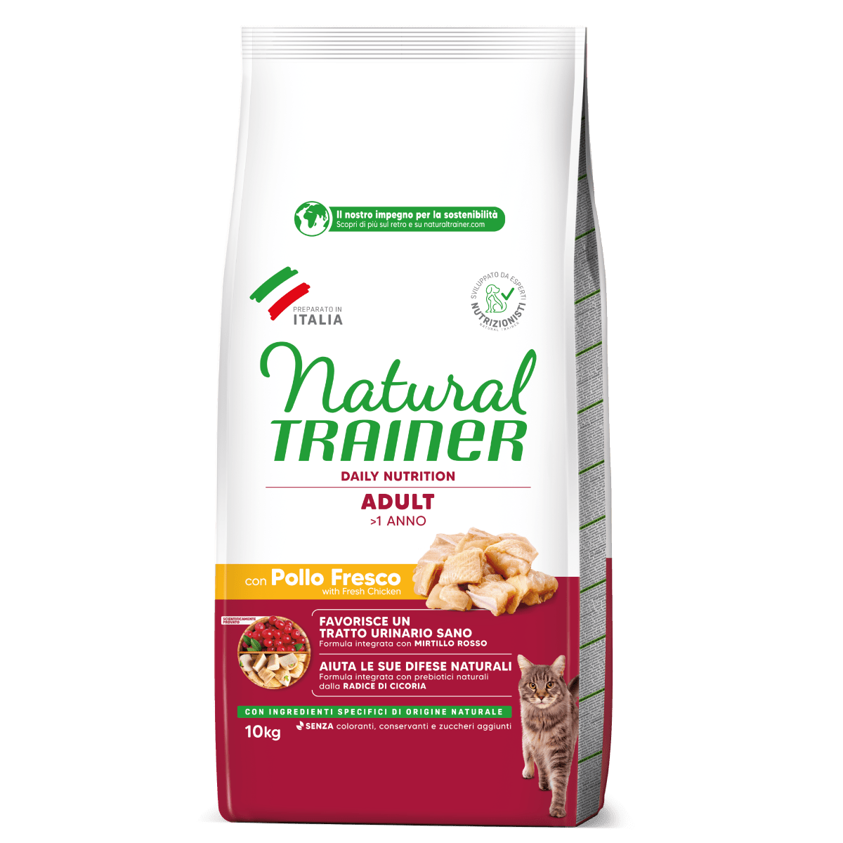 Natural Trainer - Natural Trainer - Daily 10Kg Adult Con Pollo Fresco - Animalmania Store