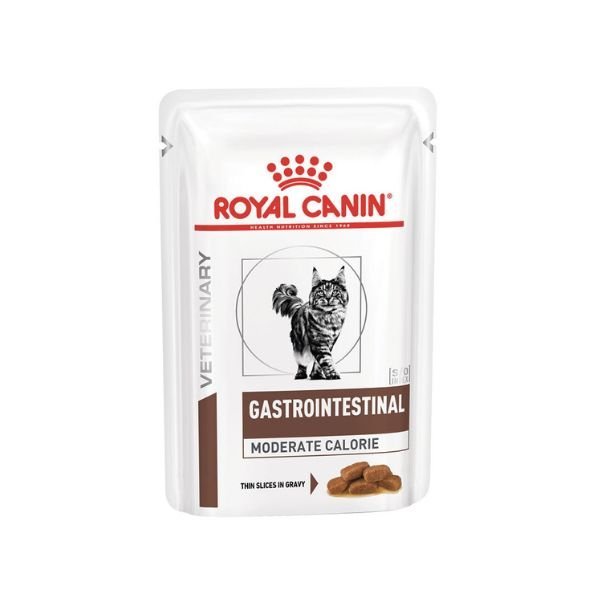Royal Canin - Royal Canin Gastrointestinal Moderate Calorie Gatto Adult Multipack 12x85gr - Animalmania Store