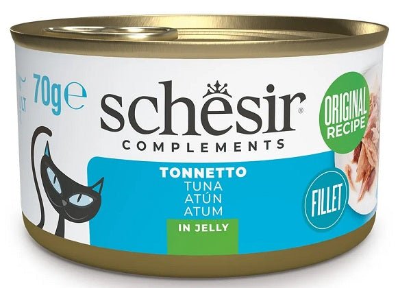 Schesir - Schesir Gatto Latt. 70G Filetti In Gelatina - Animalmania Store