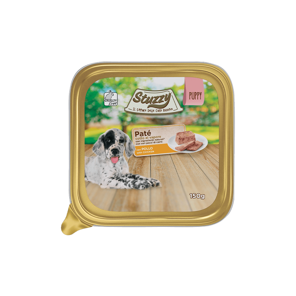 Stuzzy - Stuzzy Puppy Vaschetta . 150G Patè - Animalmania Store
