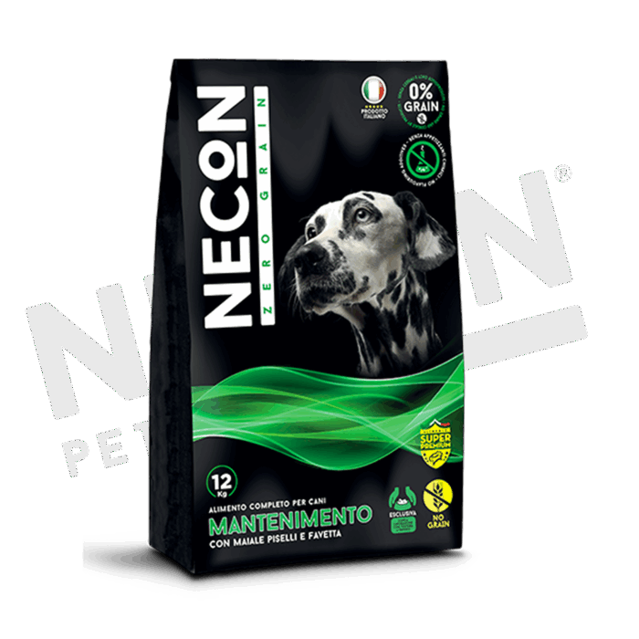 Necon Zero Grain Mantenimento Maiale, Piselli E Favetta