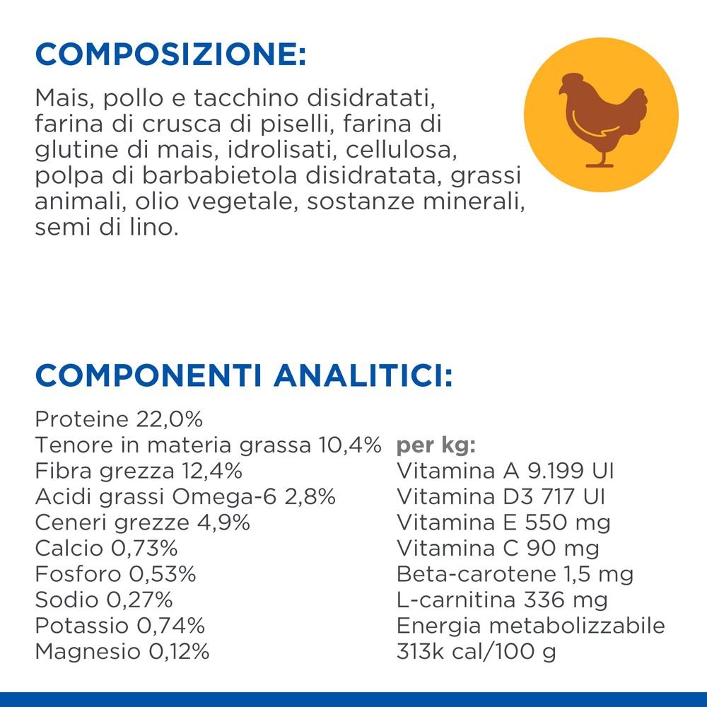Hill's Science Plan - Hill's Science Plan LIGHT MEDIUM ADULT ALIMENTO PER CANI con POLLO - Animalmania Store