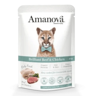 Amanova Cibo Per Gatto Pouch Salmon & Tureky Sensitive 85G