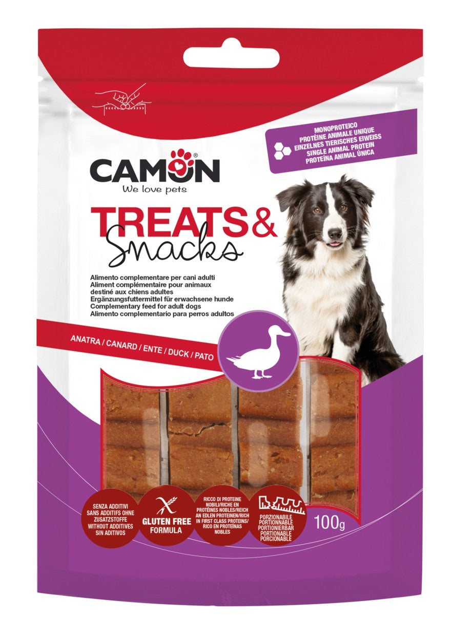 Camon Treats&Snack Barretta all'Anatra 100g