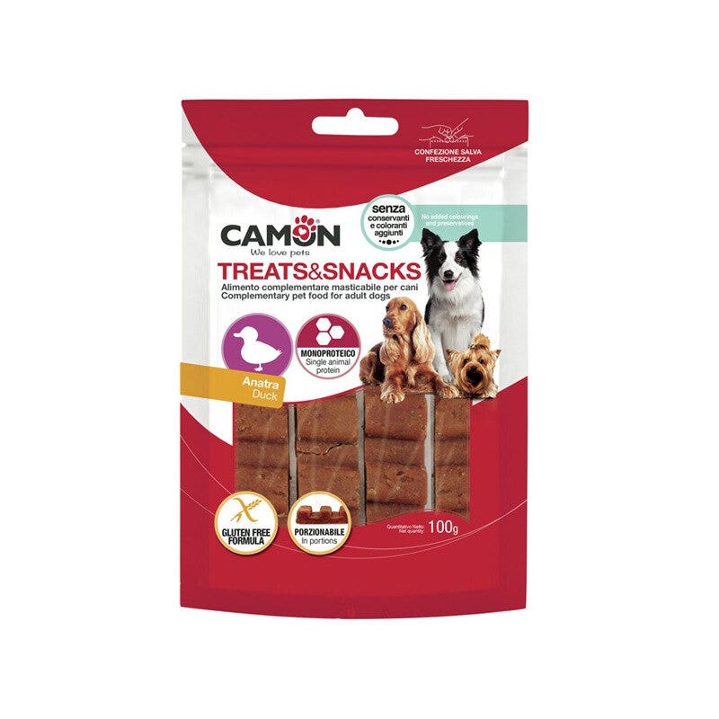 Camon Treats&Snack Barretta all'Anatra 100g