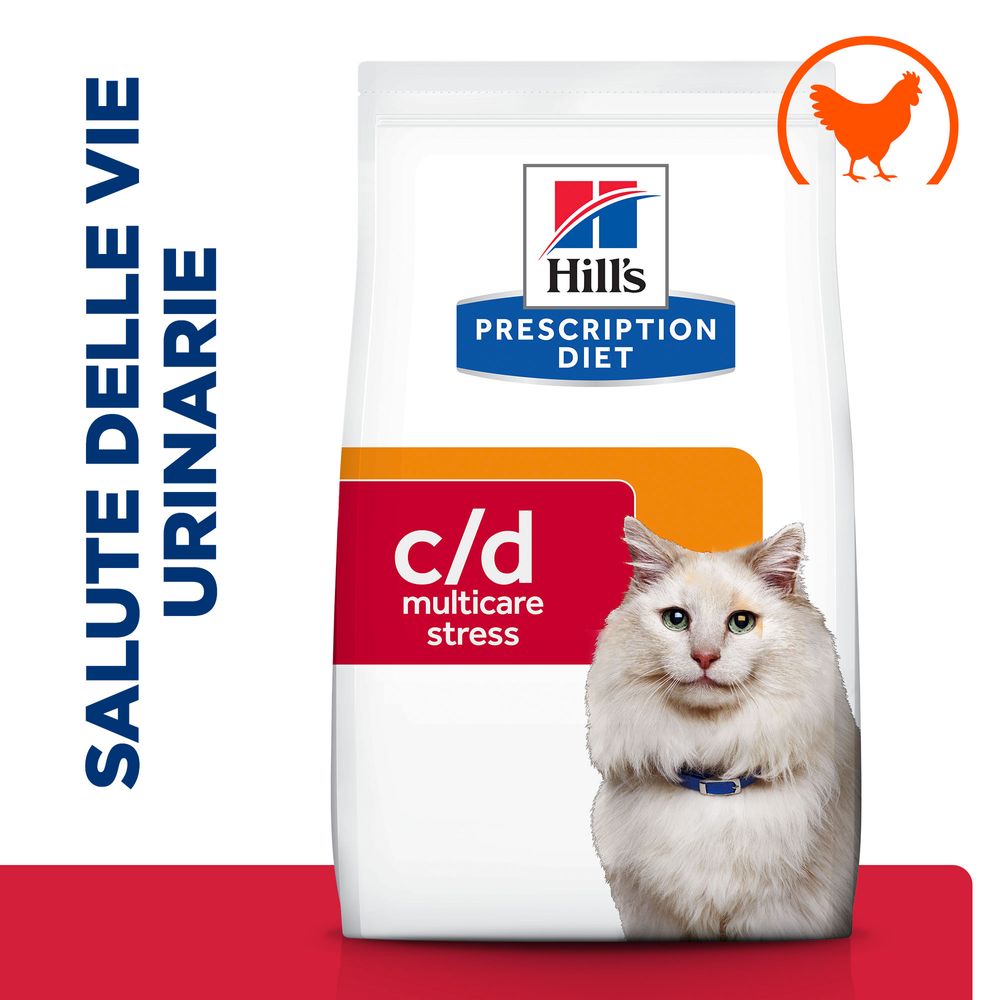 Hill's Science Plan - Hill's PRESCRIPTION DIET c/d Multicare Stress alimento per gatti con pollo - Animalmania Store