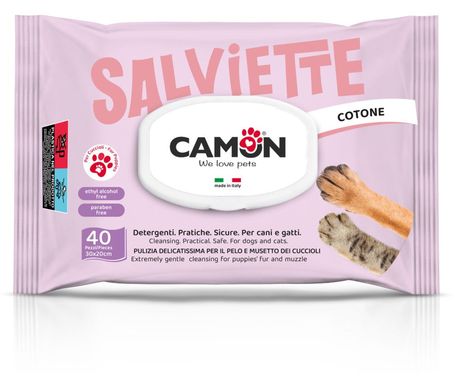 Camon - Salviette detergenti 40 pezzi