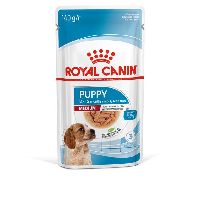 Royal Canin Medium Puppy In Salsa 10X140 G