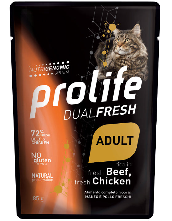 Prolife Gatto Dual Fresh Bustina 85g