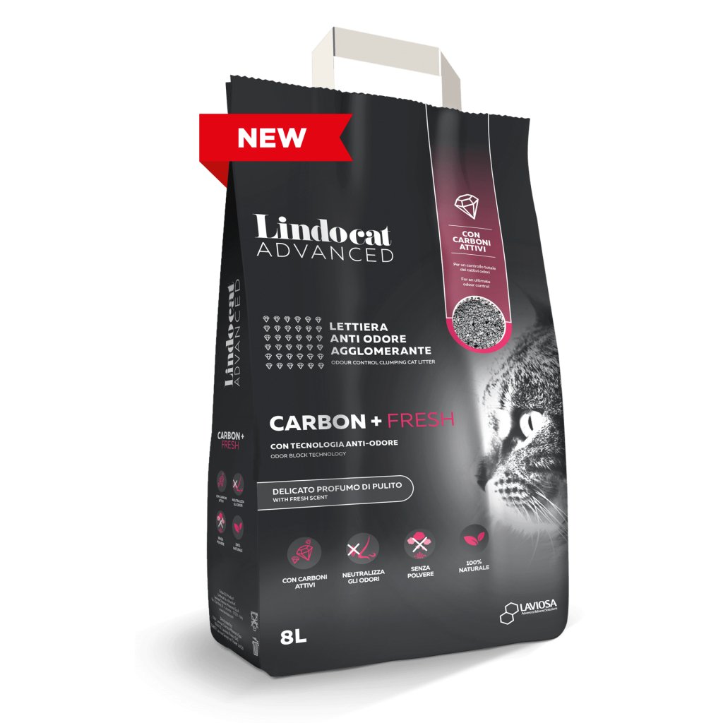 Lindocat - Lindocat Advanced Carbon + Fresh 10 Lt - Animalmania Store