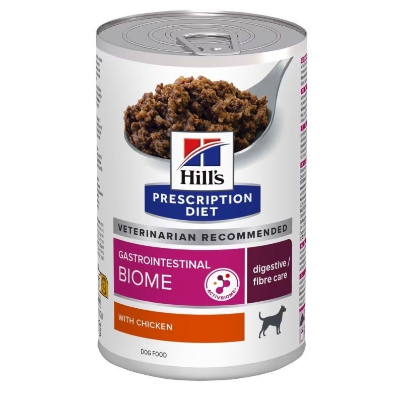 Hill's Science Plan - Hill'S Cane Prescription Diet Gastrointestinal Biome Pollo Patè Multipack 370gr x 12 - Animalmania Store