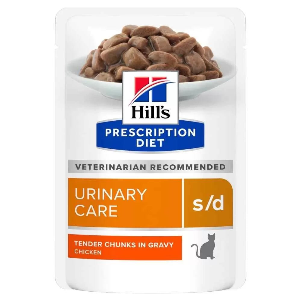 Hill's Science Plan - Hill'S Prescription Diet Urinary Care Gatto Adulto Pollo Multipack 85gr x 12 - Animalmania Store