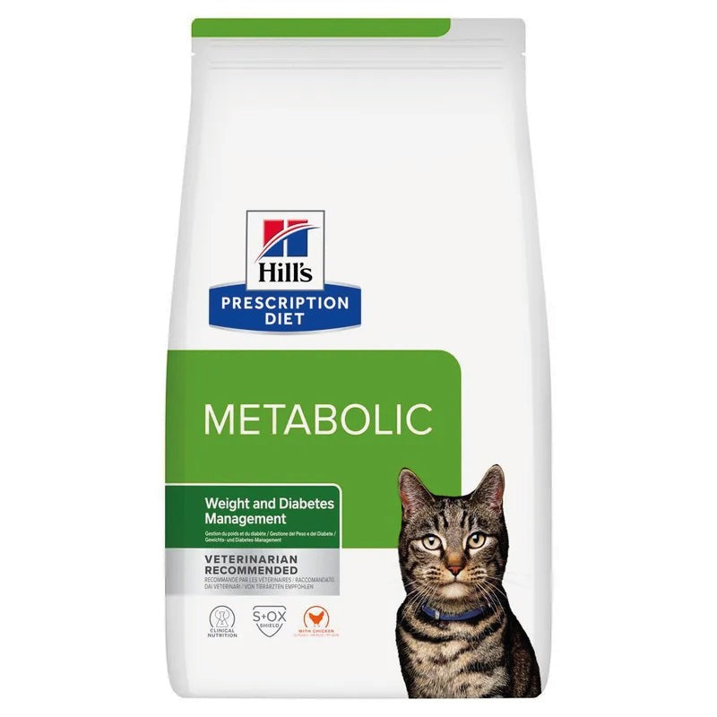 Hill's Prescription Diet Metabolic gatto pollo 8 kg, confezione