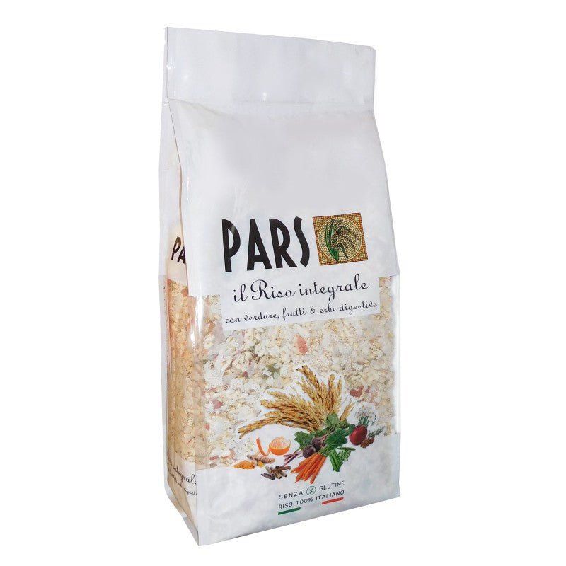 Pars - Pars Il Riso Integrale Soffiato Con Verdure, Frutti Ed Erbe Digestive 1kg - Animalmania Store
