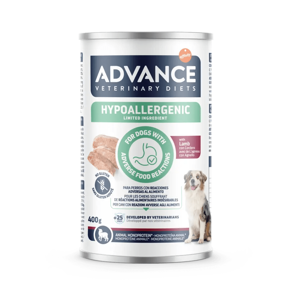 Advance - Advance Diet Latt.400G Hypoallergenic Con Agnello Cane - Animalmania Store