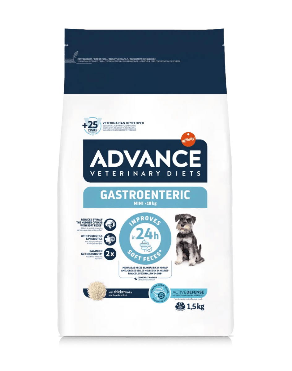 Advance - Advance Diet 1.5Kg Gastroenteric Mini Cane - Animalmania Store
