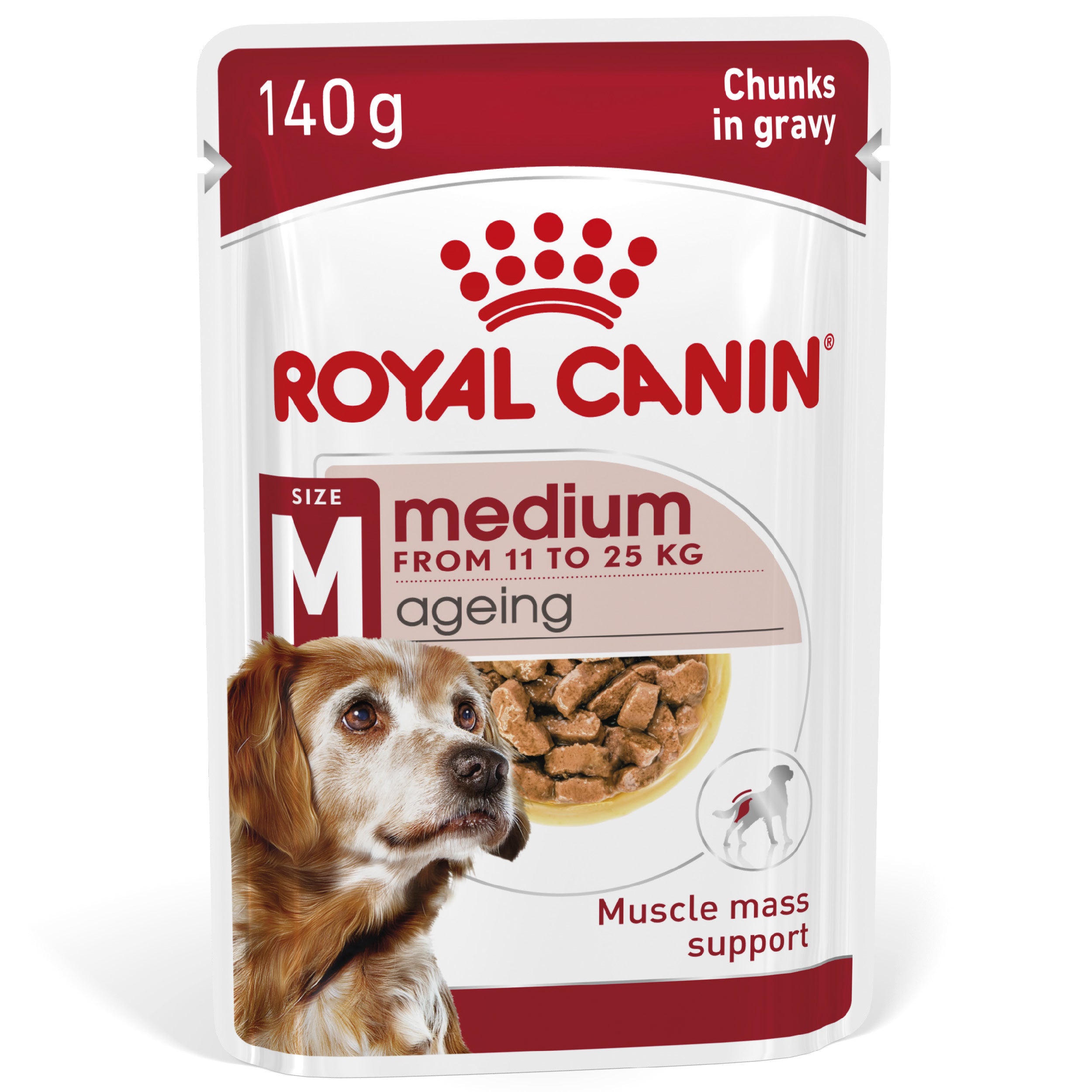 Royal Canin Pouch Cane Ws Medium Ageing 10X140G