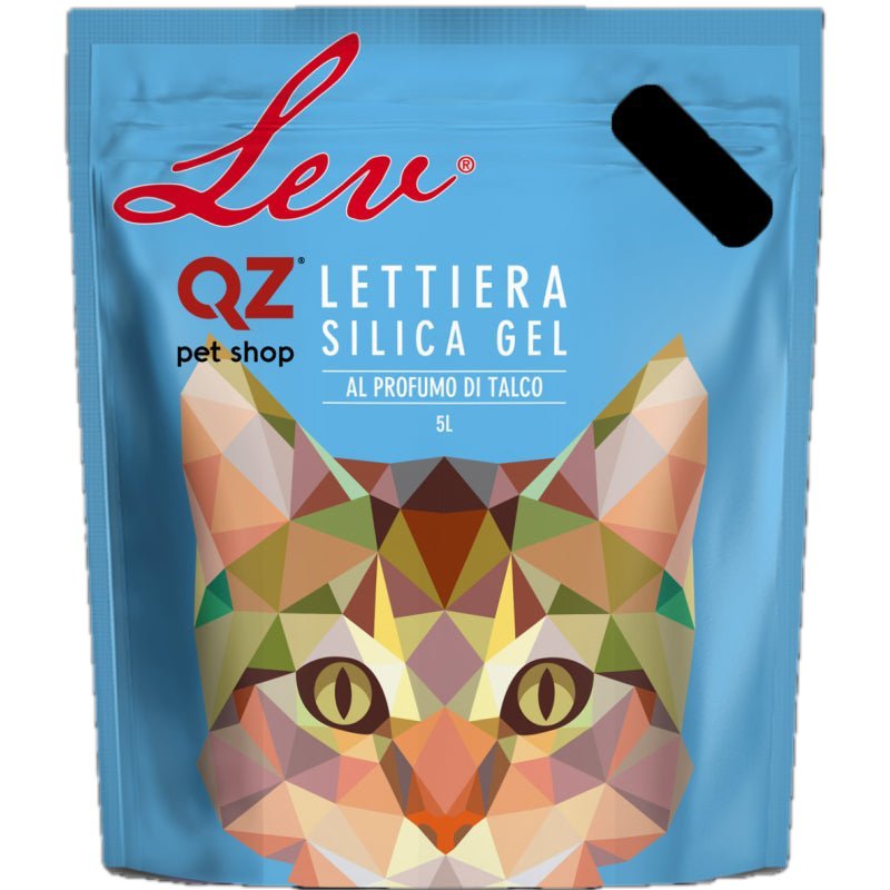 Lev - Lev Lettiera Per Gatti In Gel Di Silicio Talco 5 Lt - Animalmania Store