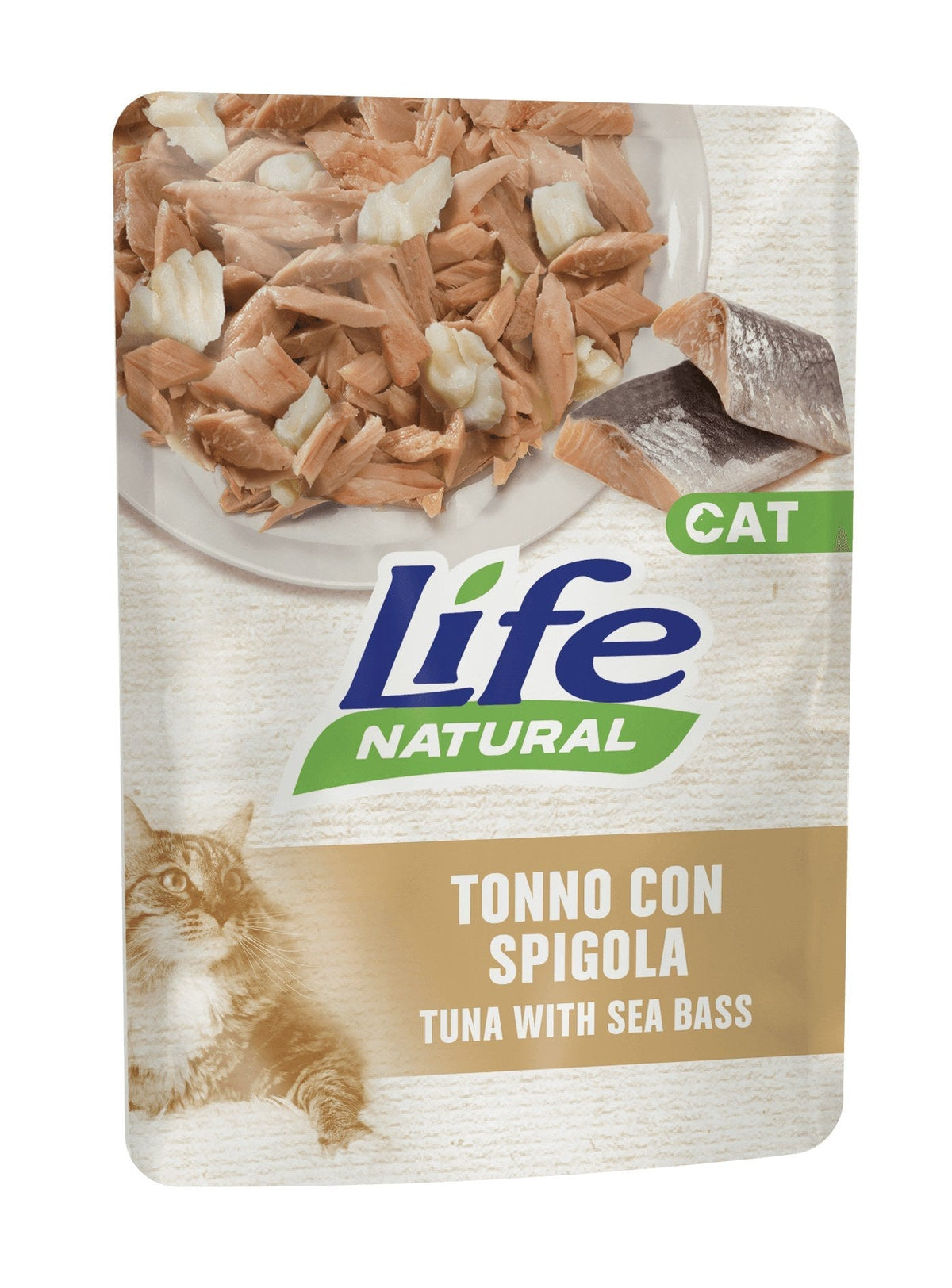 Life Cat Busta 70G Umido Gatto Tonno E Spigola