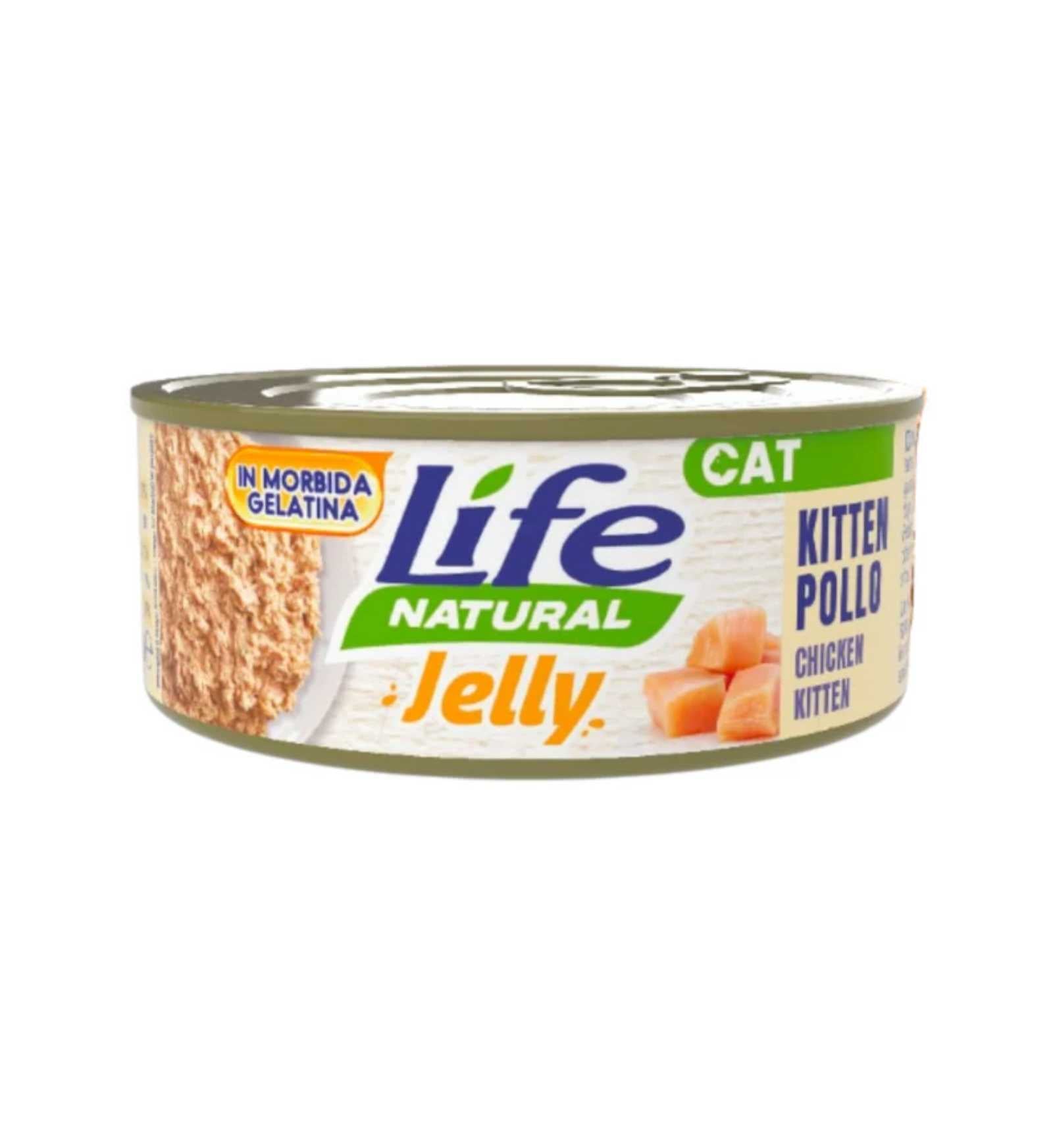 Life Cat Jelly Kitten 70g — umido per gattini