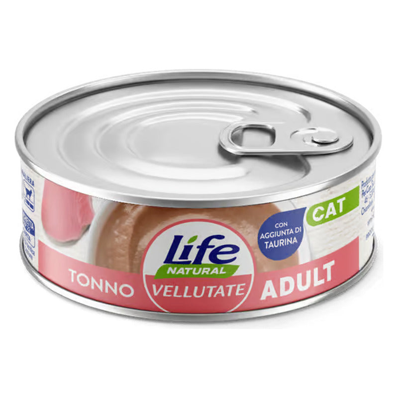Life Natural Le Vellutate Gatto 70 g - Umido in Lattina - Adult Tonno