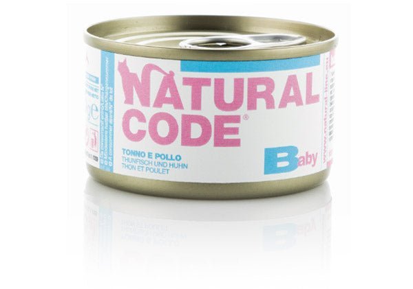 Natural Code - Natural Code Kitten Cibo Umido Lattina 85gr - Animalmania Store