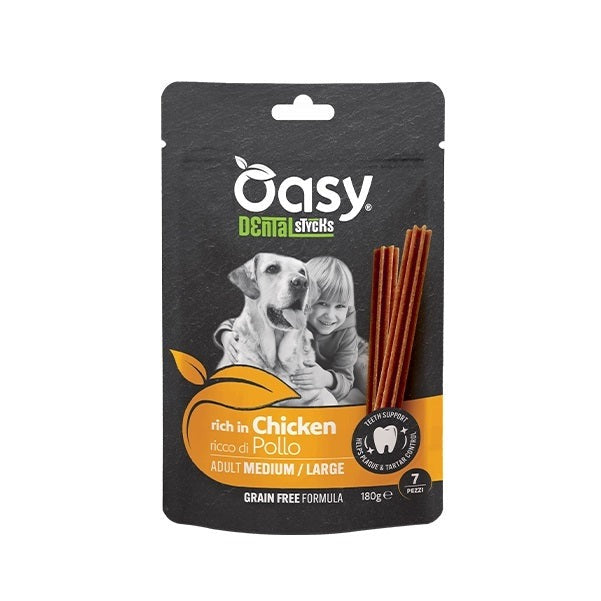 Oasy Cane Snack Grain Free Dental Stycks Medium/Large 180 g