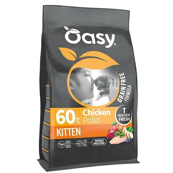 Oasy Gatto Grain Free Kitten Pollo 300 g