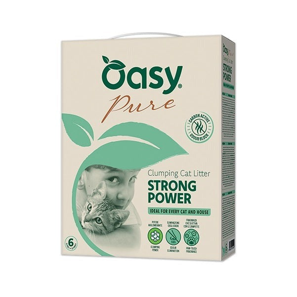 Oasy Lettiera Minerale Pure Strong Power 6 l