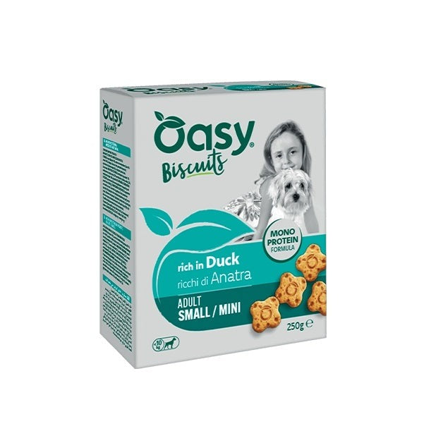 Oasy Cane Snack Monoprotein Biscuits Adult Small/Mini 250 g Anatra