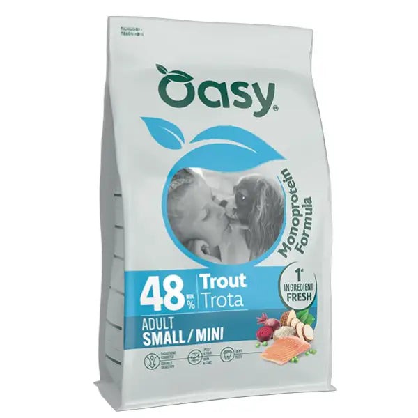 Oasy Cane Monoproteico Adult Small/Mini Trota