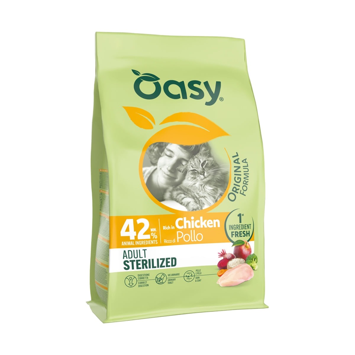 Oasy Gatto Original Adult Sterilized Pollo 6 kg