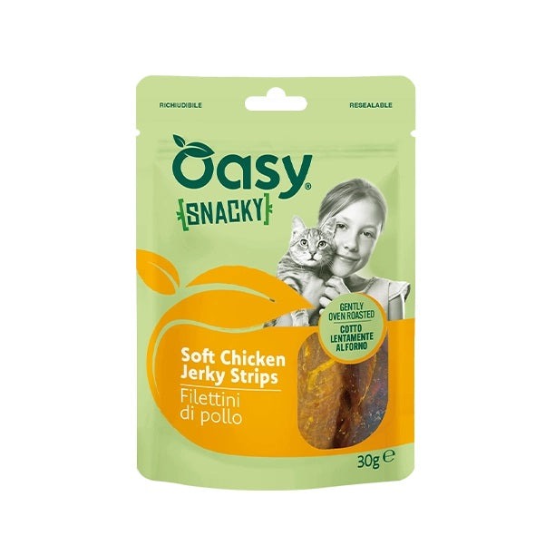 Oasy Gatto Snacky 30 g Filettini Di Pollo