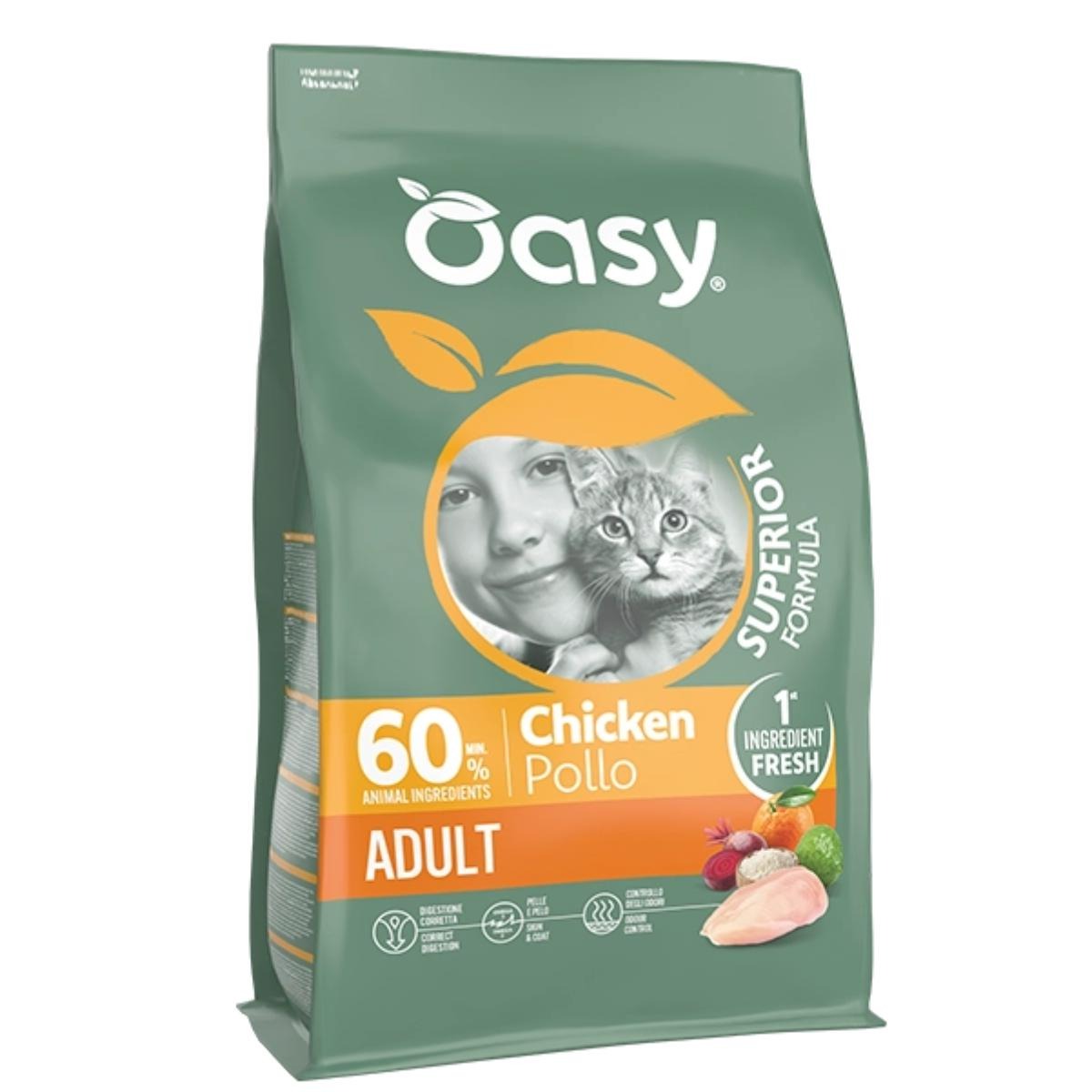 Oasy Gatto Superior Adult Pollo