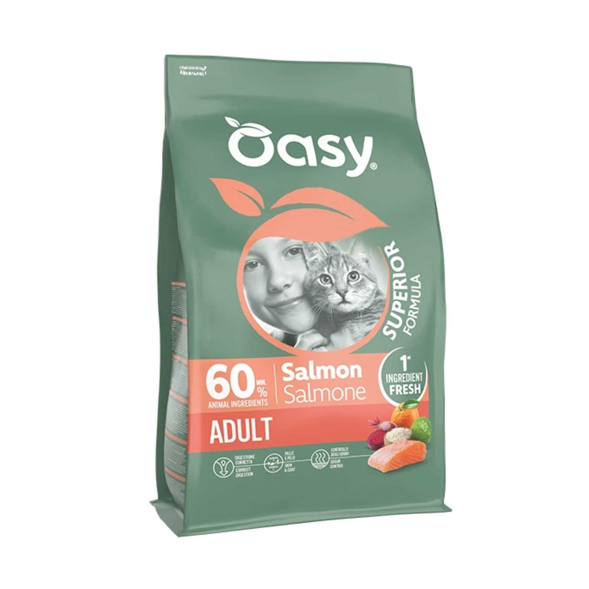 Oasy Gatto Superior Adult Salmone
