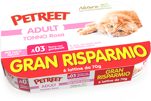 Petreet Natura - Petreet Natura Multipack 70Gx6 Cibo Unmido Per Gatti - Animalmania Store