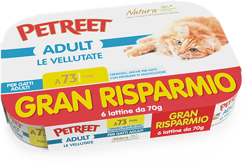 Petreet Natura - Petreet Vellutata Multipack 70Gx6 Cibo Umido Per Gatti - Animalmania Store