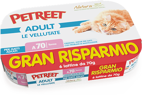 Petreet Natura - Petreet Vellutata Multipack 70Gx6 Cibo Umido Per Gatti - Animalmania Store