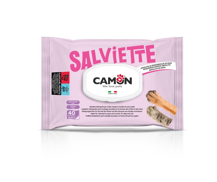 Camon - Salviette detergenti 40 pezzi