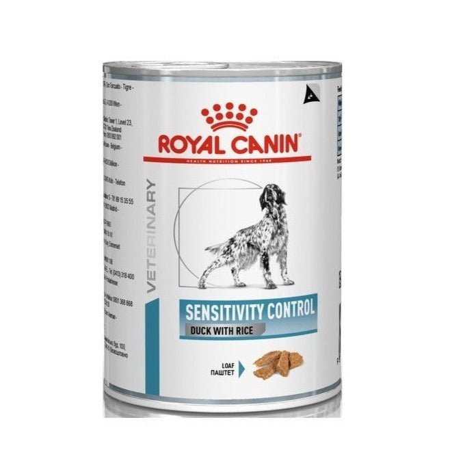 Royal Canin - Royal Canin Sensitivity Control Per Cane Con Anatra/Riso Multipack 12x410gr - Animalmania Store